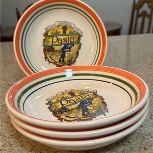 Vintage Italian Himark San Remo Pasta Bowl: 1980s Buona Italia decor.
